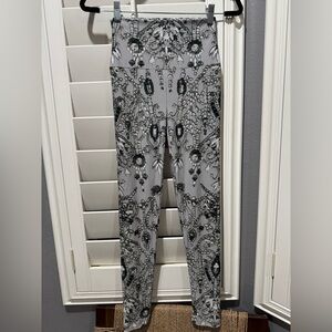 Norma Kamali faux jeweled, high waisted leggings XS